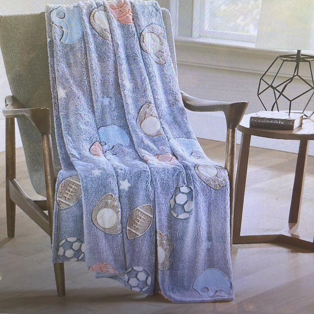 Your zone sports blanket Glow in the dark